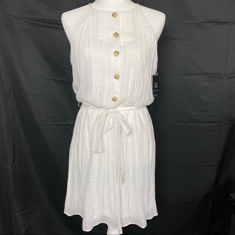 I.N. San Francisco white dress